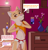 Size: 2616x2748 | Tagged: suggestive, artist:gwaygoat, oc:vinny (gwaygoat), anthro, boy, cub, male, slender, solo boy, solo cub, solo male, young, cel shaded, digital, briefs, brown eyes, bulge, clothing, dialogue, english text, fur, hotel, hotel room, navel, off-screen character, solo, tail, tan fur, underwear, undressing, undressing self