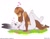 Size: 4000x3142 | Tagged: safe, artist:shiuk, oc:marlon bundo, oc:wesley, anthro, anthro/anthro, boy, boys only, cub, cub/cub, cubs only, male, male/male, males only, young, young/young, colored, digital, flat colored, cuddling, duo, floppy ears, fur, glasses, looking at another, looking at each other, nudity