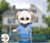 Size: 1050x900 | Tagged: safe, artist:whiteleo, oc:ruu husky, canid, dog, husky, mammal, siberian husky, anthro, boy, cub, male, solo boy, solo cub, solo male, young, series:dating sim ych, colored, digital, fully shaded, photo background, 2015, amber eyes, dialogue, english text, fur, game ui, solo, visual novel interface