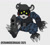 Size: 1350x1224 | Tagged: safe, artist:craniodedrago, oc:ursam rableck, bearmon, digimon (species), digimon, colored, digital, flat colored, aiming at you, alternate outfit, body armor, camo clothing, claws, firearm, gun, holding weapon, night vision goggles, pistol, tactical gear, weapon, wielding weapon