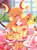 Size: 2048x2731 | Tagged: safe, artist:taplaos, generation 1 pokemon, pokemon (species), raichu, ambiguous gender, feral, semi-anthro, pokémon, beady eyes, cake, excited, food, french bread, front view, holding food, holding fork, indoors, looking at you, macaron, open mouth, open smile, pancake, pink lemonade, smiling, smiling at you, solo, sundae, syrup, taiyaki, whipped cream