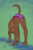 Size: 900x1350 | Tagged: safe, artist:kyler, oc:kyler, canid, chocolate labrador, dog, labrador, mammal, anthro, boy, boy focus, cub, male, males only, plantigrade, slender, solo male, young, colored, digital, flat colored, barefoot, bent over, butt, clothing, flexible, fur, hands on ground, looking at you, looking back, looking back at you, nipples, raised tail, smiling, smiling at you, solo, stretching, toe touch, topless, underwear