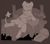 Size: 2046x1800 | Tagged: safe, artist:decodecker, oc:liam the shinx, generation 4 pokemon, pokemon (species), shinx, anthro, cub, cubs only, male, males only, semi-anthro, solo cub, solo male, young, pokémon, alternate version, lines, monochrome, sketch, anthrofied, barely visible balls, bulge, chaise longue, claws, clothing, dangling leg, digitigrade, drumming fingers, food, front view, fruit bowl, holding drink, jewelry, leaning on elbow, looking at you, open legs, pillow, smiling, smiling at you, smug, solo, topless