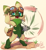 Size: 1138x1250 | Tagged: safe, artist:gingy k fox, oc:newt the floragato, floragato, generation 9 pokemon, pokemon (species), anthro, chibi, cub, cubs only, female, females only, semi-anthro, solo cub, solo female, young, pokémon, action pose, digitigrade, featureless crotch, goggles, goggles on head, holding weapon, lifting eyewear, looking away, open mouth, open smile, sex swing, shoulder bag, smiling, solo, spinning object, standing, weapon, wielding weapon