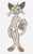 Size: 785x1274 | Tagged: safe, artist:mindkog, generation 1 pokemon, meowth, pokemon (species), anthro, anthros only, cub, cubs only, male, males only, slender, solo anthro, solo cub, solo male, young, pokémon, colored, flat colored, sketch, 3 toes, 4 fingers, anthrofied, briefs, briefs only, bulge, claw fingers, curly tail, digitigrade, featureless chest, front view, full-length portrait, looking at you, sharp teeth, solo, standing, tail, topless, underwear only, whiskers
